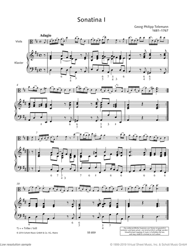 Sonatina in D major, TWV 41:A 2