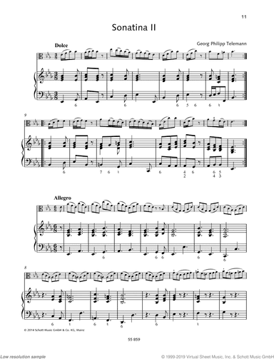 Sonatina in E-flat major, TWV 41:B 2