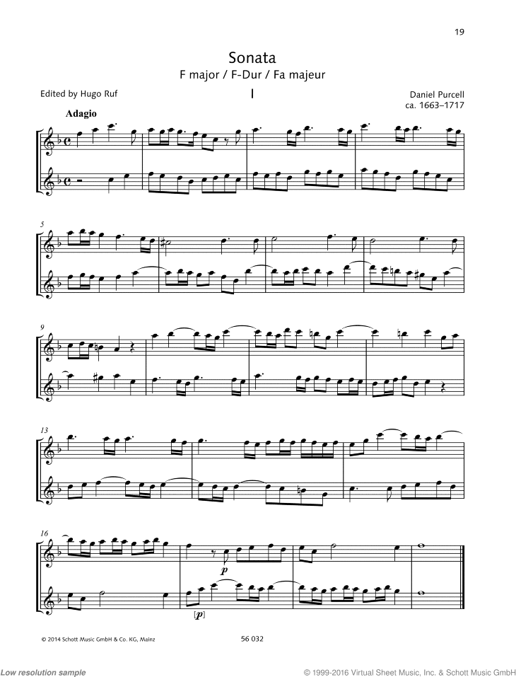 Sonata in F major