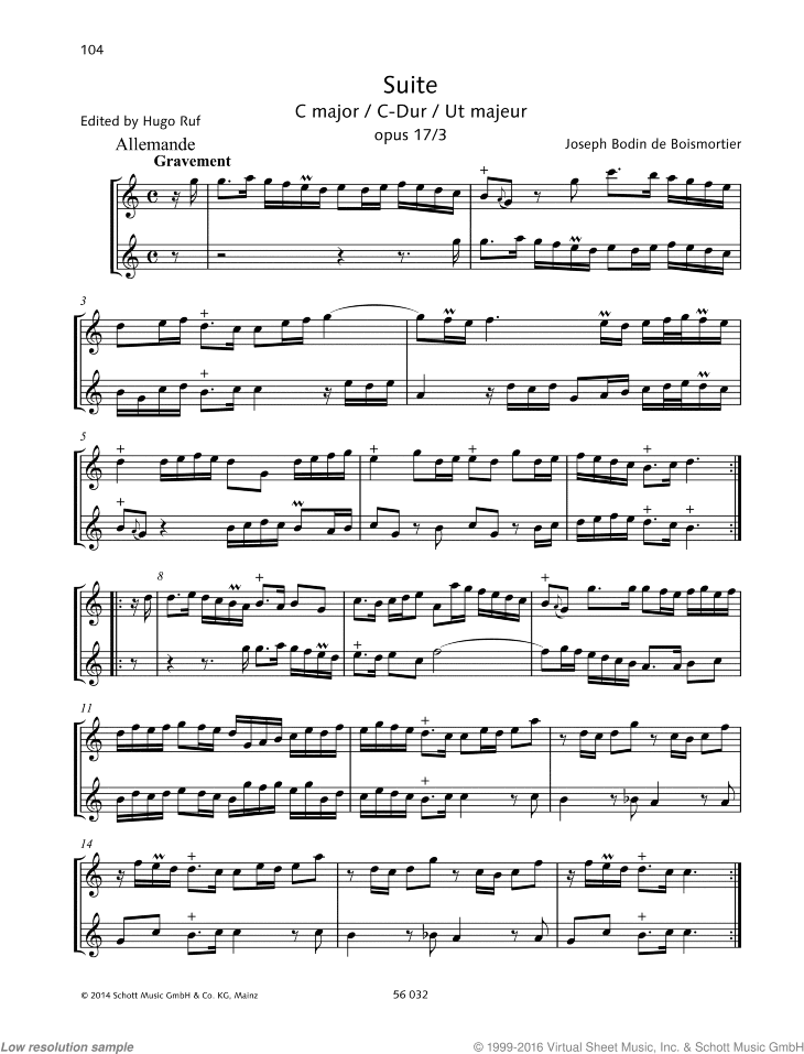 Suite in C major, Op. 17 No. 3