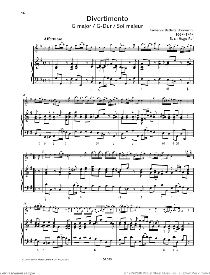 Divertimento in G major