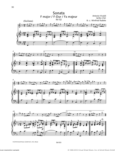 Sonata in F major, RV 52