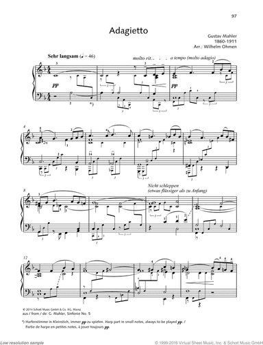 Adagietto, from Symphony No. 5