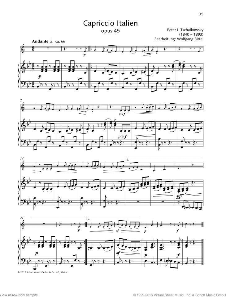 Capriccio Italien, Op. 45