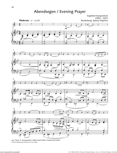 Evening Prayer, from: Hansel and Gretel