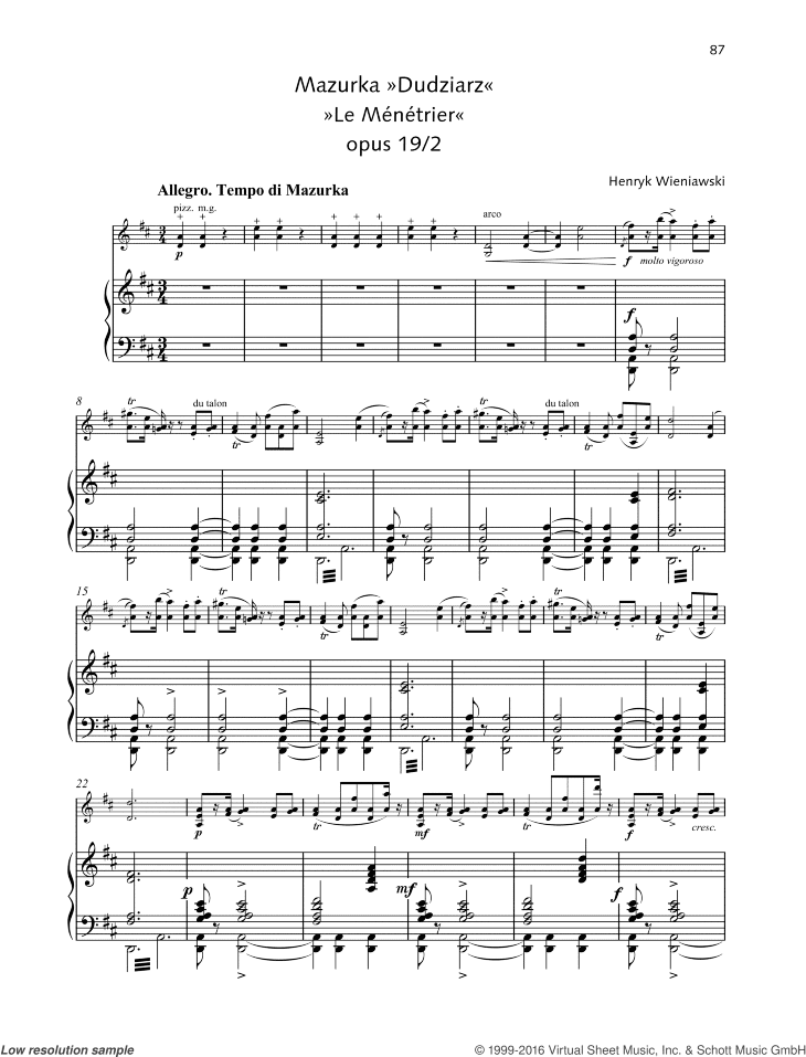 Mazurka "Dudziarz", Op. 19 No. 2