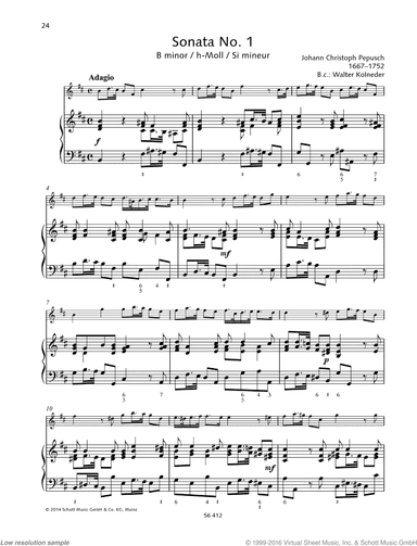 Sonata No. 1 in B minor