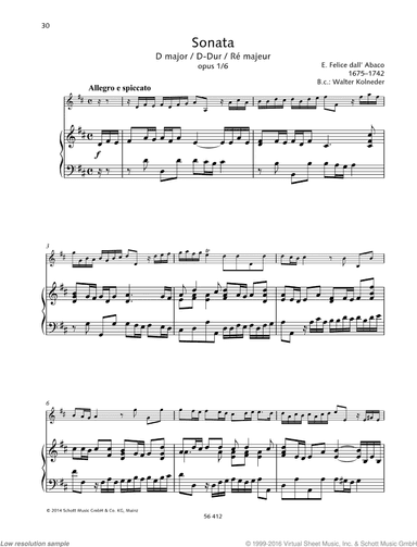Sonata in D major