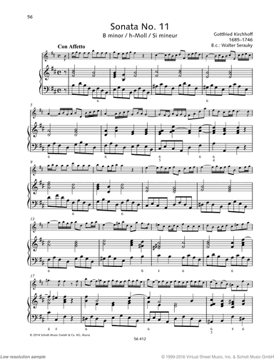 Sonata No. 11 in B minor
