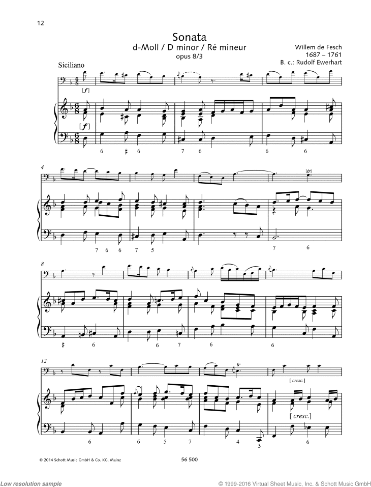 Sonata in D minor, Op. 8 No. 3