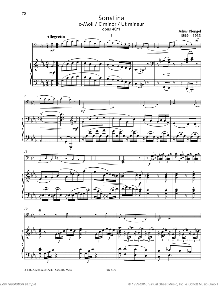 Sonatina in C minor, Op. 48 No. 1