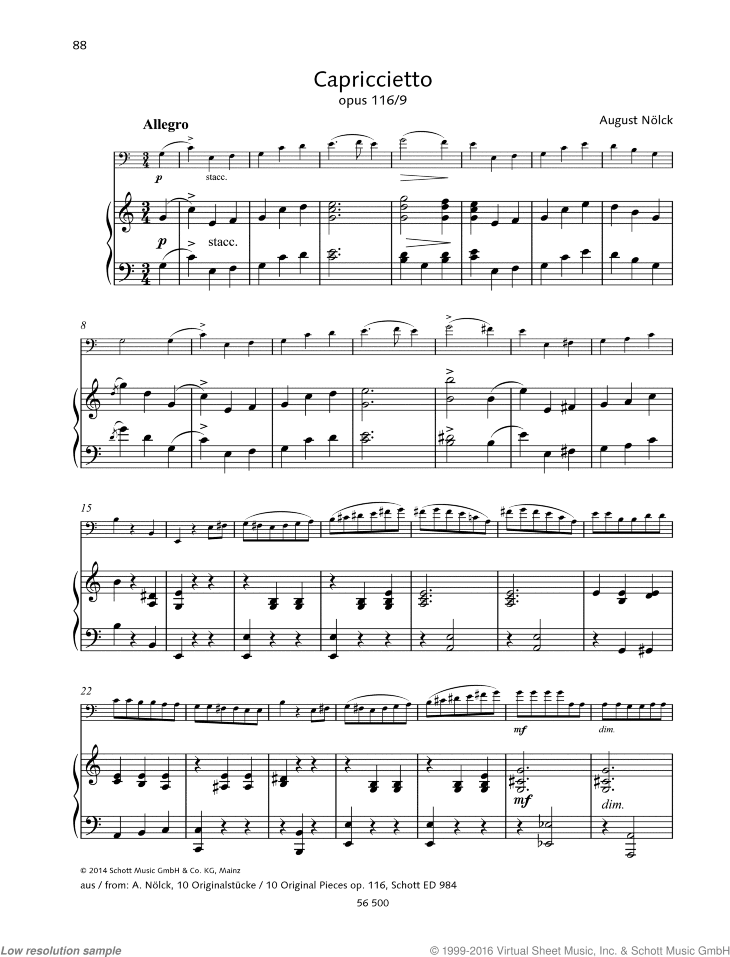 Capriccietto, Op. 116 No. 9
