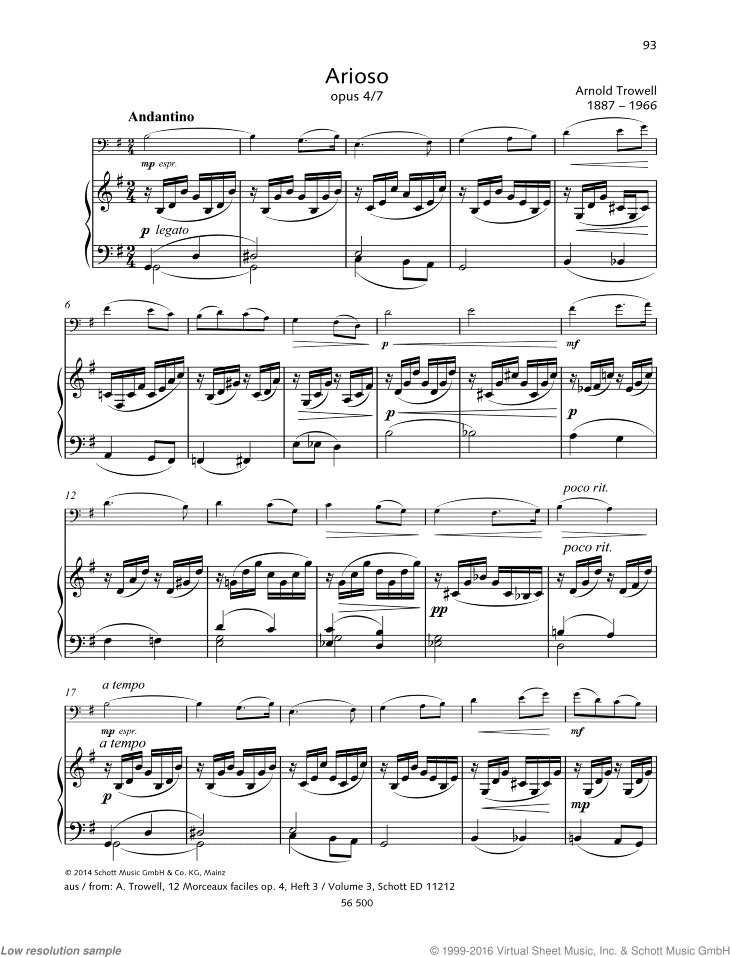 Arioso, Op. 4 No. 7
