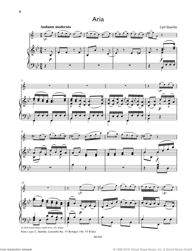 Aria, from: Concerto No. 11 Eb major