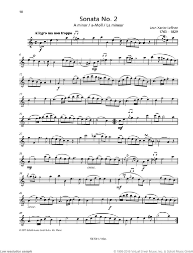 Sonata No. 2, A minor
