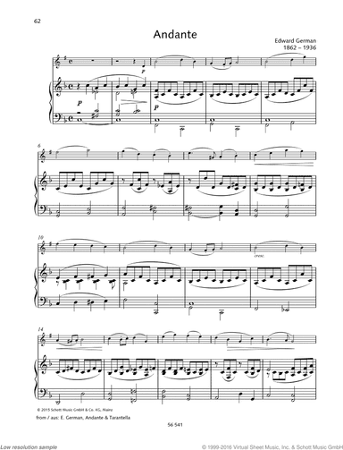 Andante, from: Andante and Tarantella