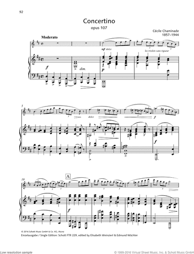 Concertino, Op. 107