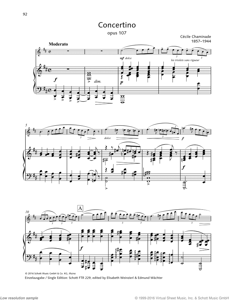 Concertino, Op. 107