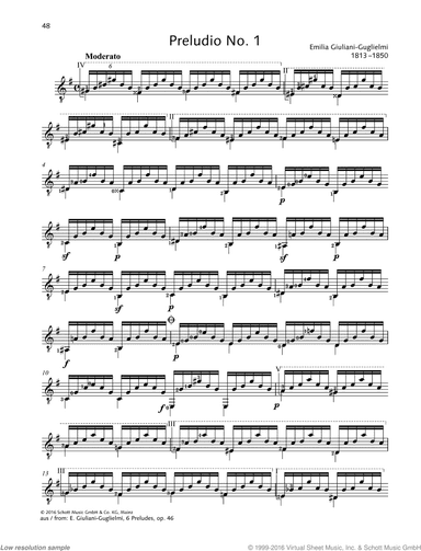 Preludio No. 1, from: 6 Preludes, Op. 46