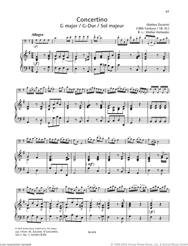 Concertino in G major
