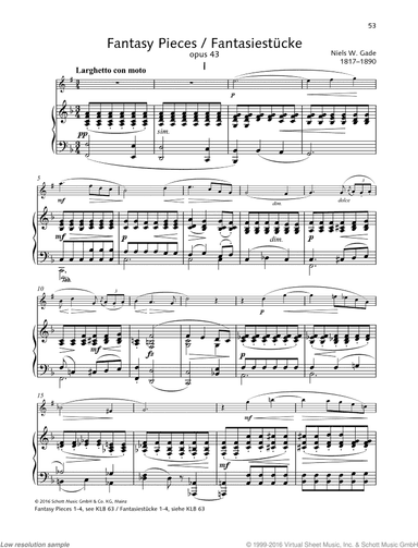 Fantasy Pieces, Op. 43, No. 1