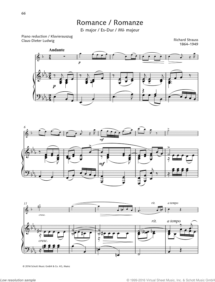 Romance in E-flat major