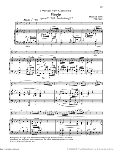 Elegie in A-flat major, Op. 47