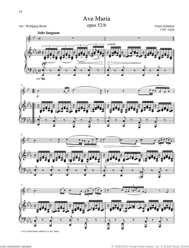 Ave Maria, Op. 52 No. 6
