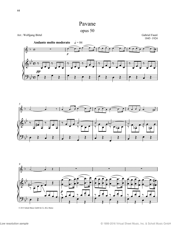 Pavane, Op. 50
