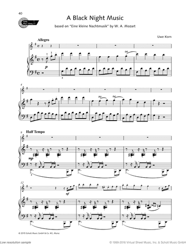 A Black Night Music