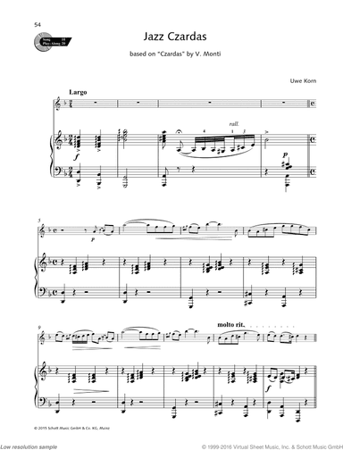 Jazz Czardas, based on Czardas by V. Monti