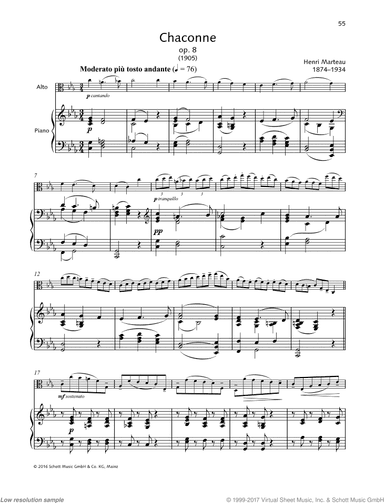 Chaconne, Op. 8