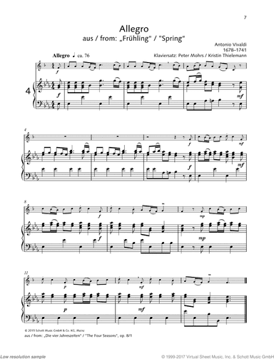 Allegro, from: The Four Seasons: Spring