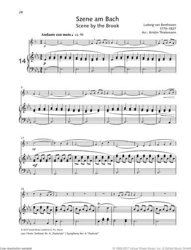 Scene by the Brook, from: Symphony No. 6 Pastoral