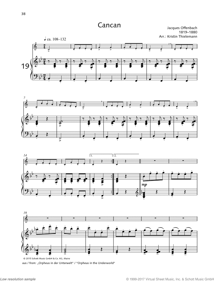 Cancan, from: Orpheus in the Underworld