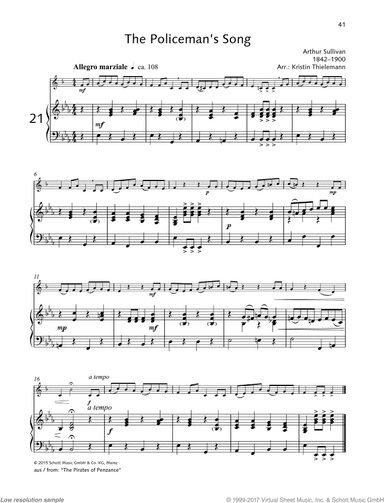 The Policeman's Song, from: The Pirates of Penzance