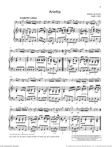 Arietta, from Sonata D minor, Op. 8 No. 3