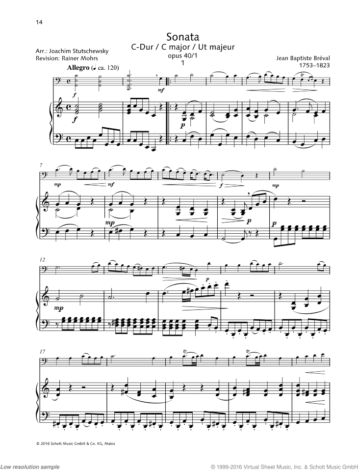 Sonata, Op. 40 No. 1