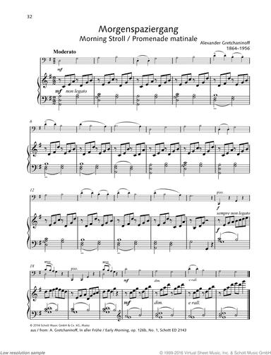 Morning Stroll, from Early Morning, Op. 126b