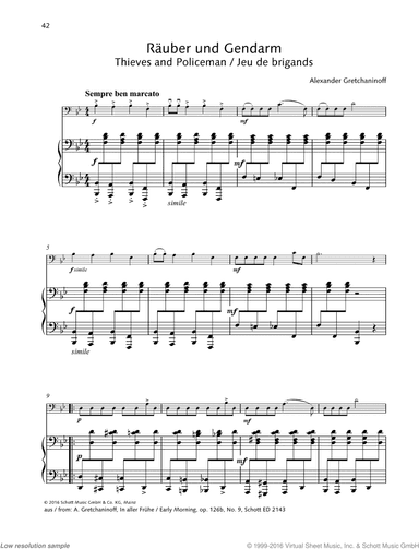 Thieves and Police, from Early Morning, Op. 126b