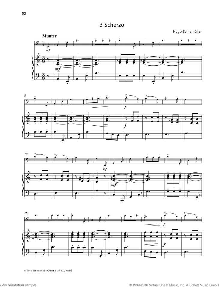 Scherzo, from Early Morning, Op. 126b