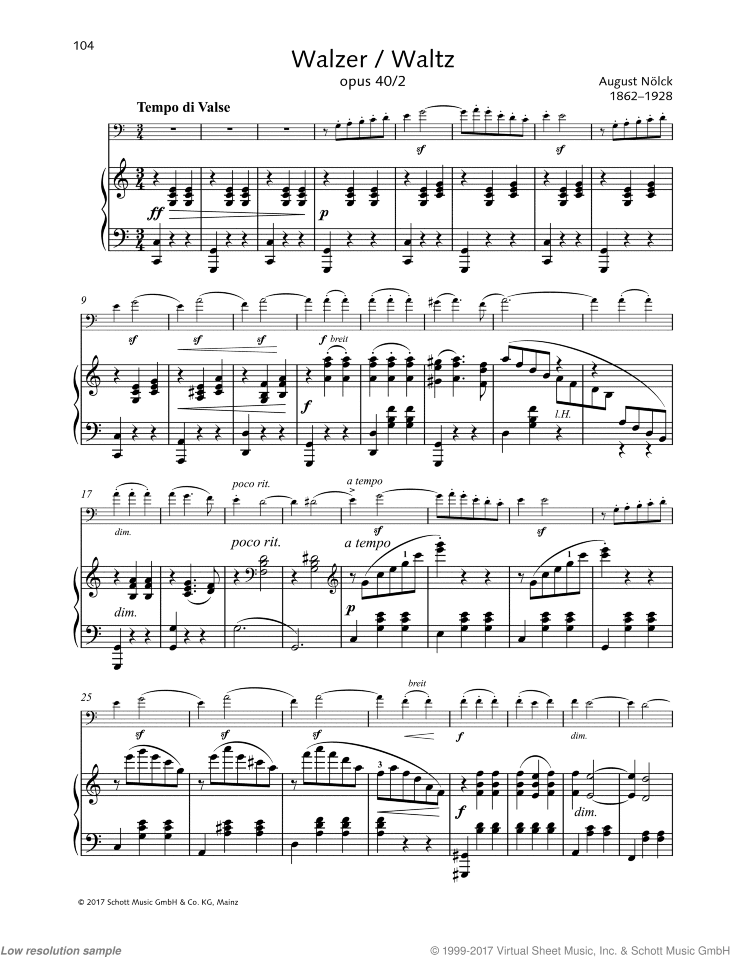 Waltz, Op. 40 No. 2
