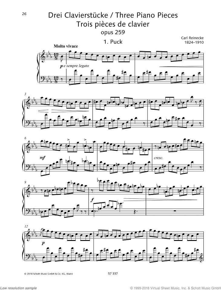 3 Piano Pieces, Op. 259