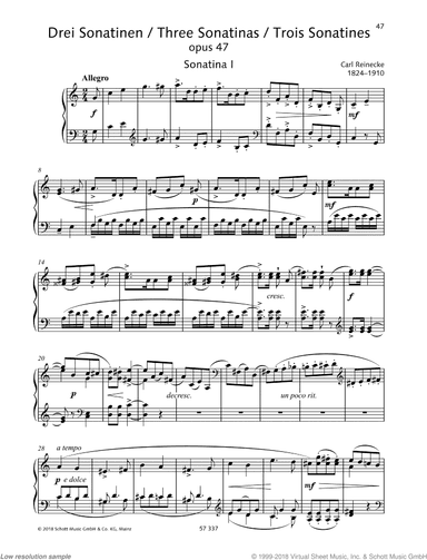3 Sonatinas, Op. 47