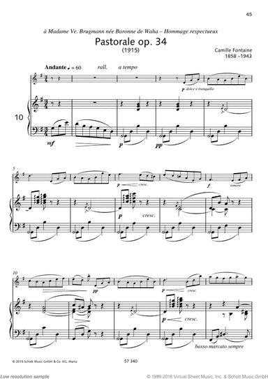 Pastorale, Op. 34
