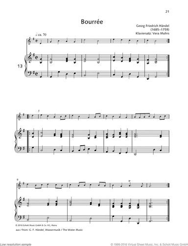 Bouree, from: Water Music