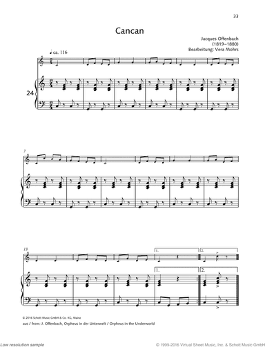 Cancan, from: Orpheus in the Underworld