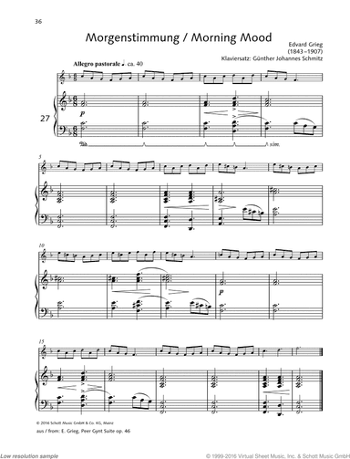 Morning Mood, from: Peer Gynt Suite, Op. 46