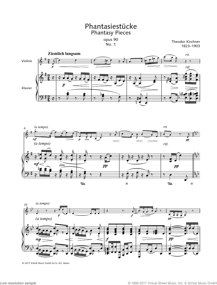 Phantasy Piece in G major, Op. 90, No. 1