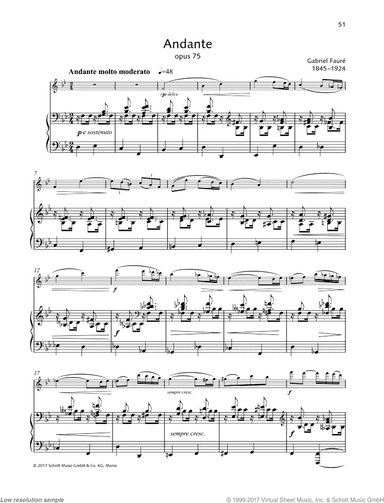 Andante, Op. 75